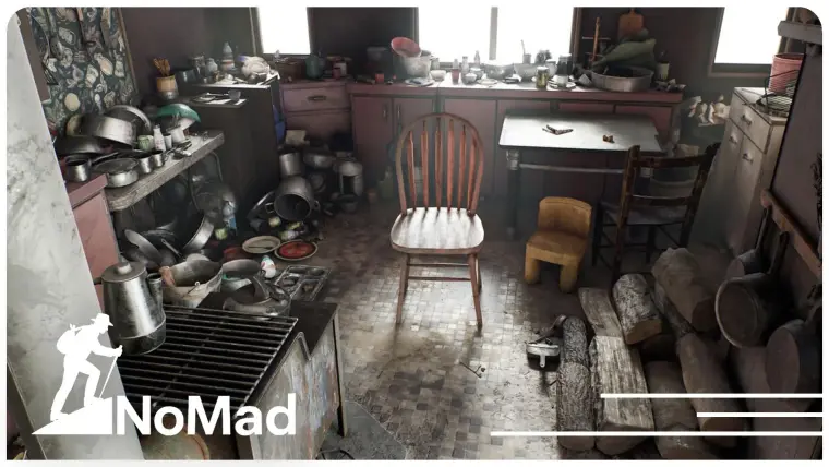 Realistic Post-Apocalyptic Interior Environment Realistic Post-Apocalyptic Interior Environment